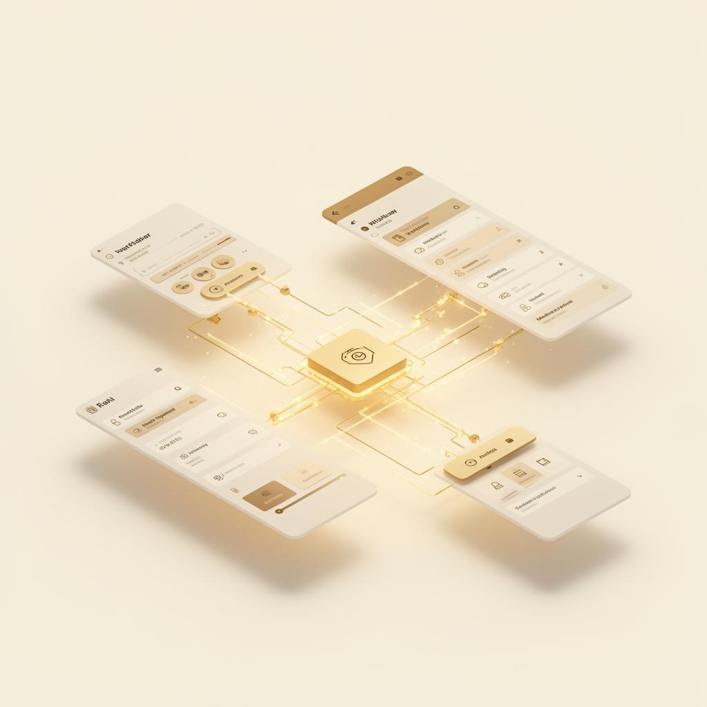 Visualisierung vernetzter digitaler Arbeitsabläufe